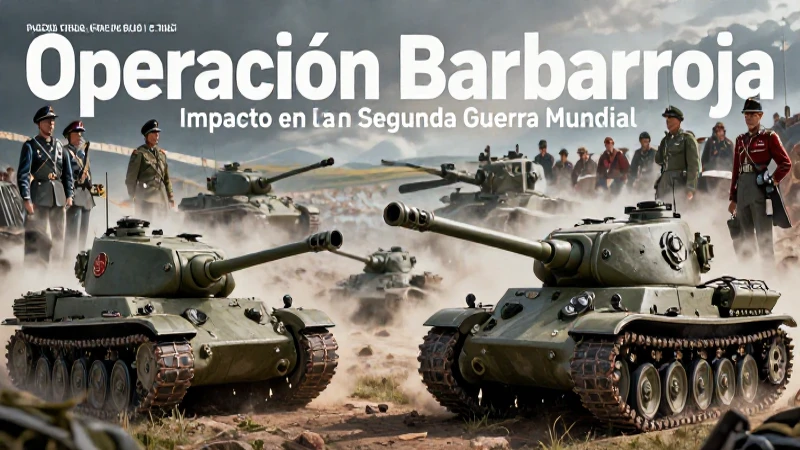 Impactante ilustración de la Operación Barbarroja