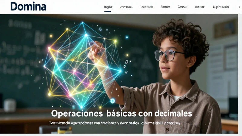 Domina operaciones con decimales y fracciones