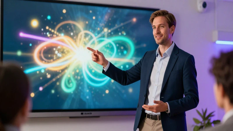 Profesor carismático inspira aprendizaje vibrante