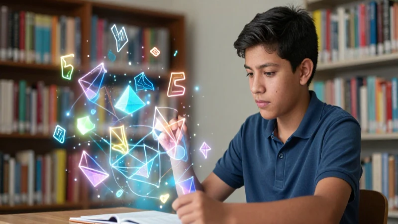 Ilustración de aprendizaje académico y lenguaje