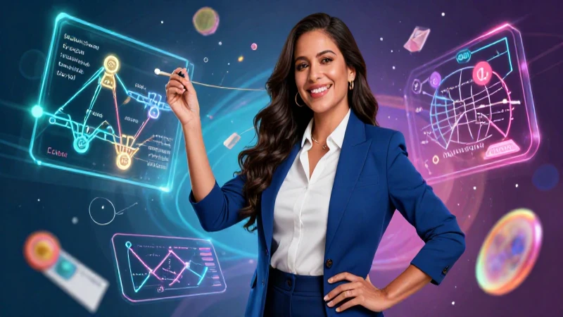 Oraciones bimembres: 100 Ejemplos y Explicación Clara 7 Profesora mexicana confiada con diagramas brillantes