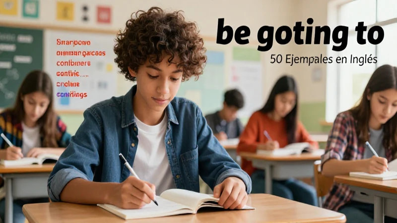 50 ejemplos de intenciones con be going to