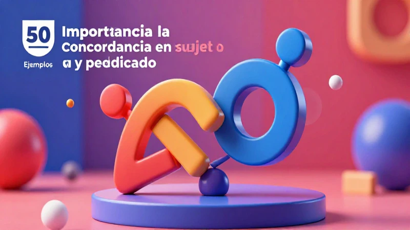 Concordancia sujeto y predicado: cincuenta ejemplos