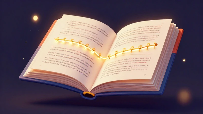 Oraciones con Presente Perfecto: 100 Ejemplos Prácticos 7 Ilustración digital de libro flotante y tiempo dorado