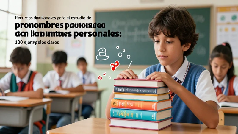 Ilustración educativa sobre pronombres personales