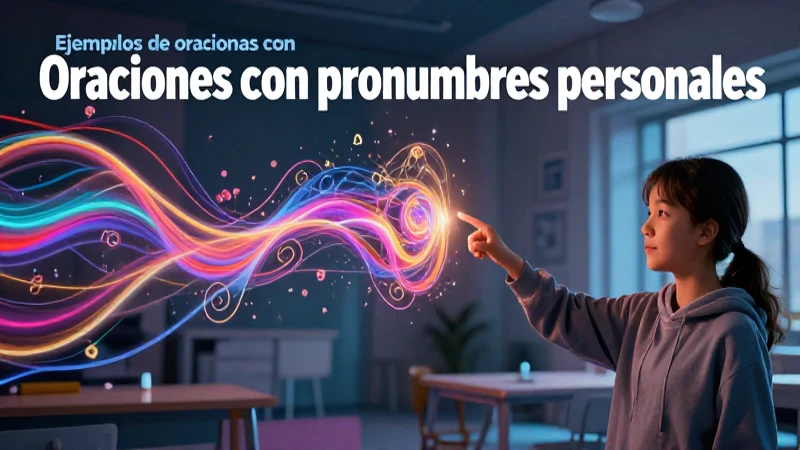 Estudio dinámico de pronombres personales y referentes