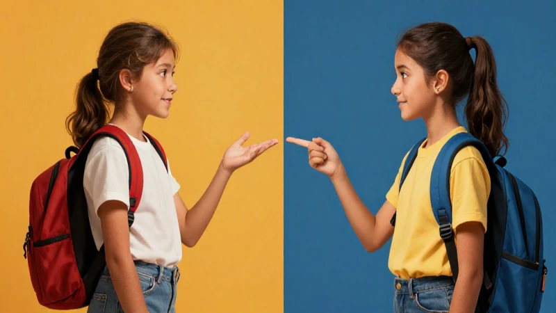 Estudiante en dualidad educativa moderna y vibrante