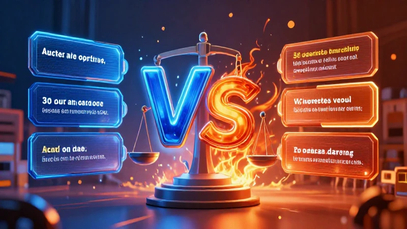 Versus: Opciones contrastadas para aprender