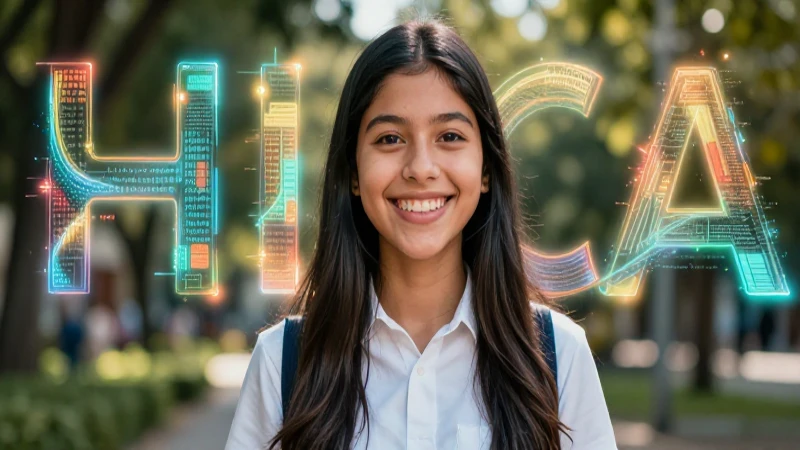 100 ejemplos de oraciones con y sin sujeto 8 Retrato vibrante de estudiante entusiasta con estilo académico mexicano