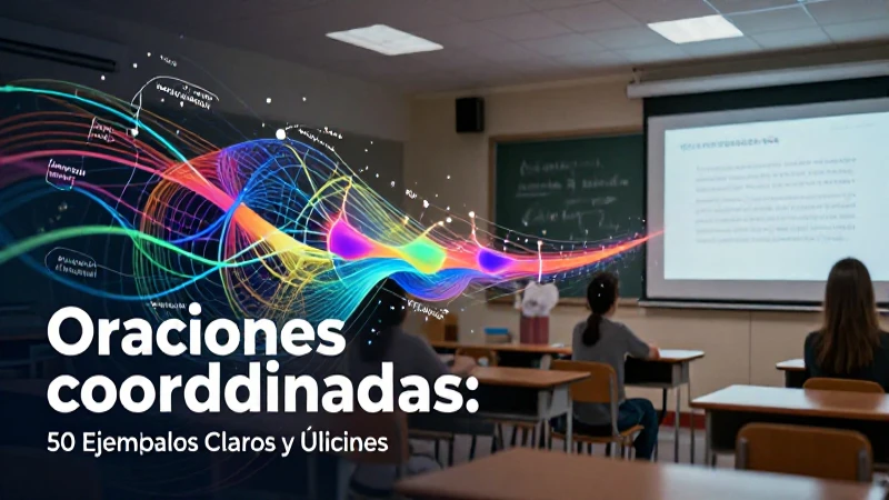 Diseño atractivo para oraciones coordinadas