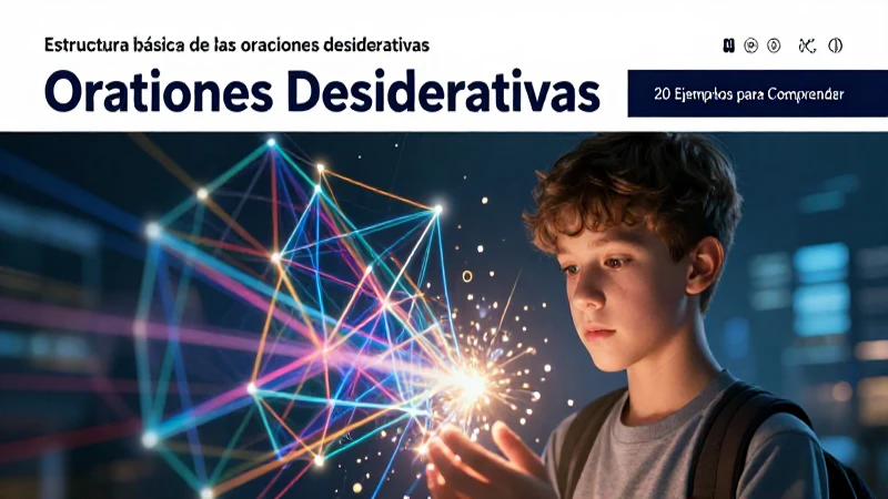 Oraciones desiderativas: estructura básica