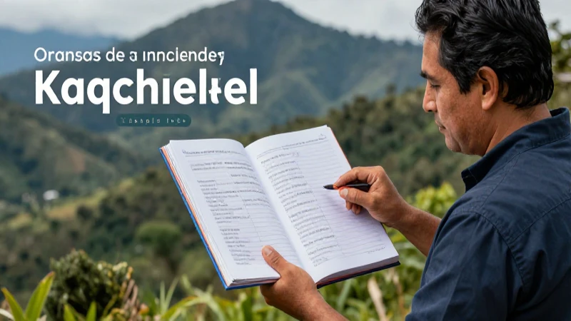 Oraciones en Kaqchikel: 20 Ejemplos y sus Traducciones 5 Aprende Kaqchikel con ejemplos y guía visual