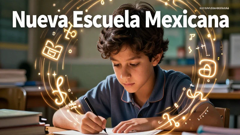 Me das 20 ejemplos de oraciones en pospretérito 4 Estudiante concentrado con símbolos educativos vibrantes