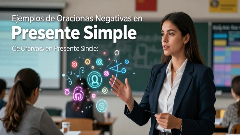100 ejemplos de negaciones en presente simple