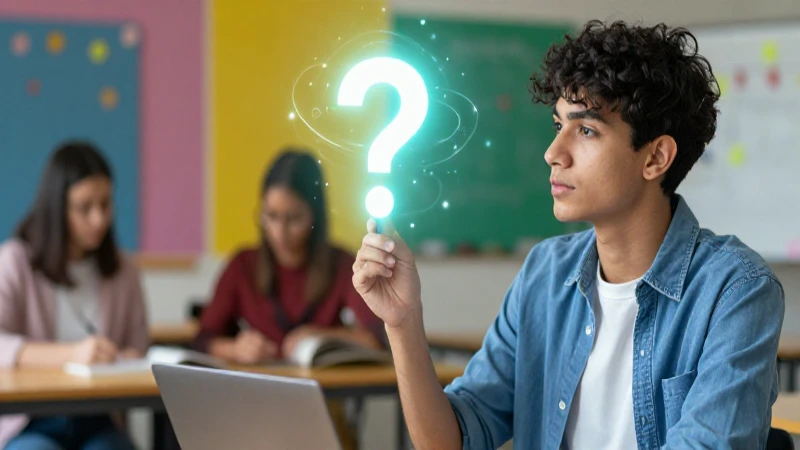 Joven académico transforma pregunta en afirmación
