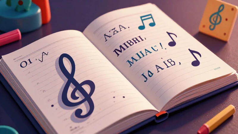 Ilustración moderna de aprendizaje de idiomas y música