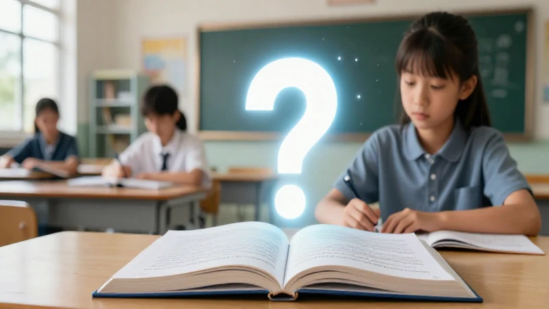 Pregunta iluminando el aprendizaje académico