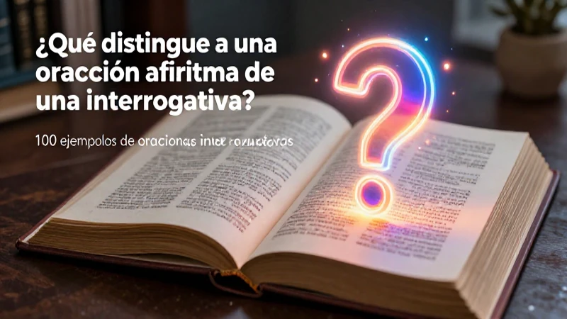 Diseño educativo de blog sobre oraciones y gramática