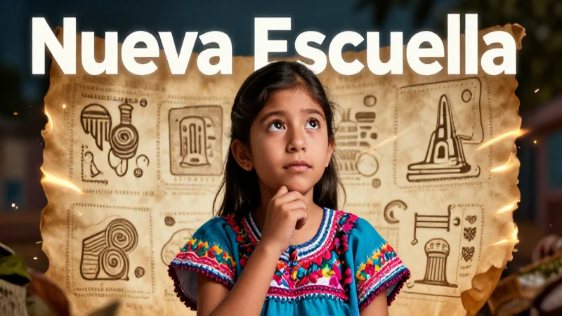 Ilustración educativa de estudiante pensativo y vibrante