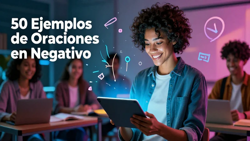 50 ejercicios para practicar oraciones negativas