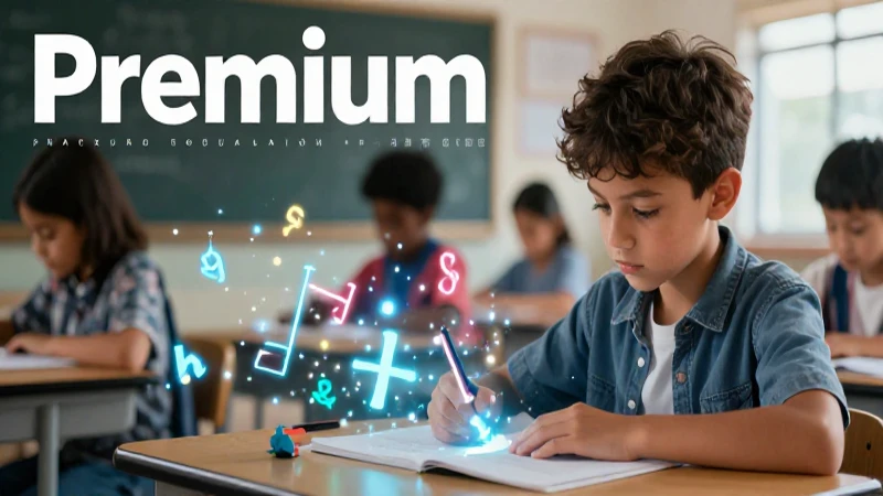 Estudiante concentrado en aprendizaje educativo