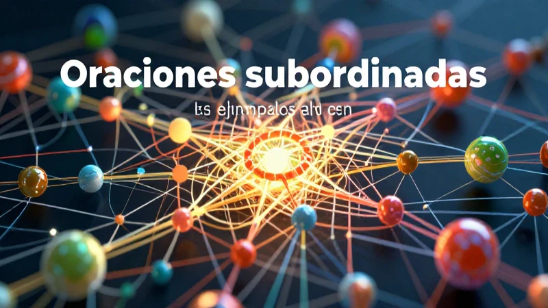 Oraciones subordinadas: importancia y ejemplos