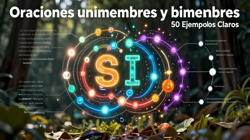 Cómo identificar oraciones unimembres y bimembres