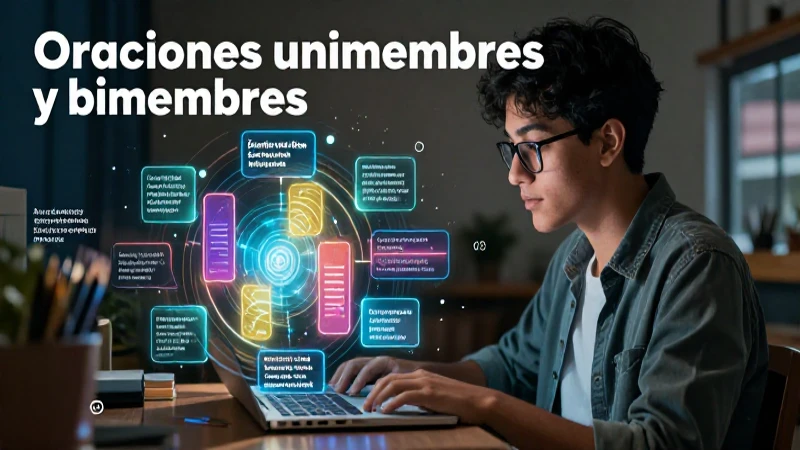 Ejemplos de oraciones unimembres y bimembres