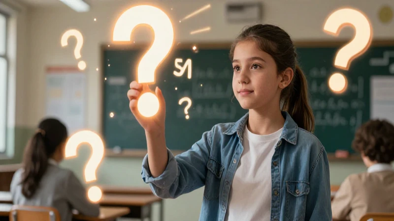 Estudiante brillante frente a conceptos educativos