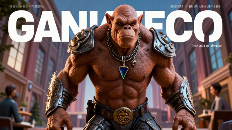 Orcos: Definición y Concepto del Significado de Orcos 6 Orco cinematográfico en entorno académico vibrante y realista