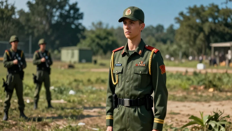 Orden Cerrado: Qué es, Importancia y Definición Clave 3 Cadete militar disciplinado en entrenamiento