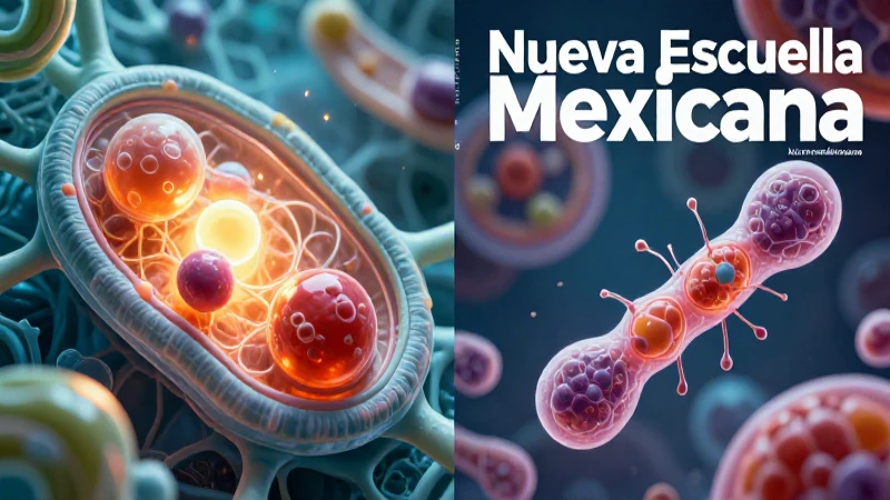 Organelos celulares: definición, tipos y clasificación 5 Ilustración científica vibrante de una célula