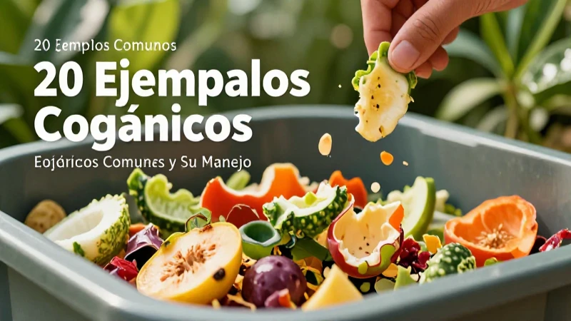 Manejando residuos orgánicos: ejemplos y compostaje