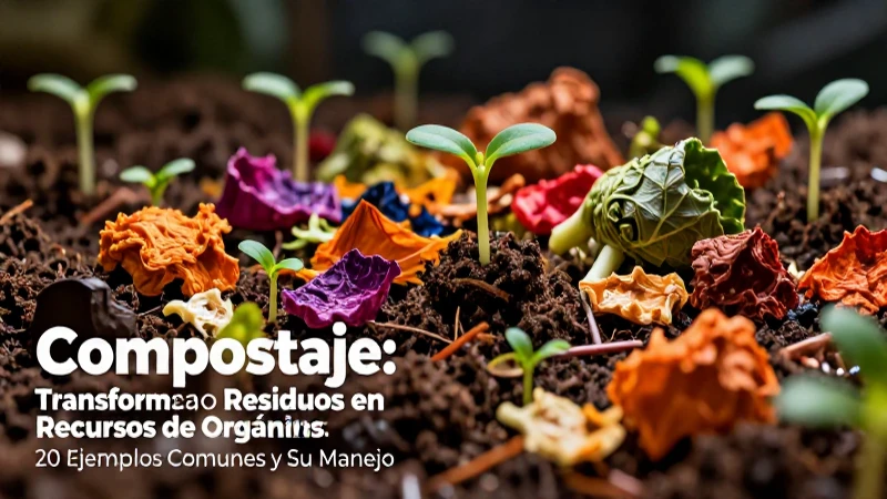 Compostaje convierte residuos en recursos orgánicos
