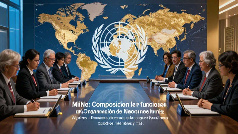 Objetivos y estructura de la ONU