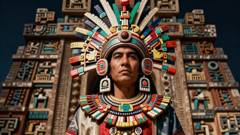 Fascinante política en México prehispánico: descubre sus enseñanzas 3 Retrato dinámico y realista de un líder azteca