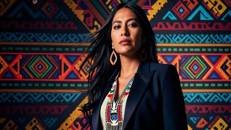 Los Aztecas: Poderosa organización política y social 6 Líder indígena moderno y sofisticado en estética azteca