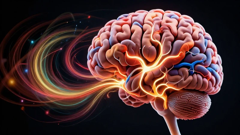 Aroma vibrante y redes neuronales ilustradas en alta definición