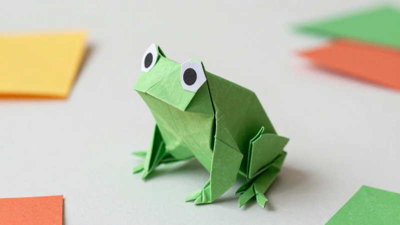 Origami de papel: Aprende a hacer una ranita fácil 6 Fomenta la creatividad con origami de ranita