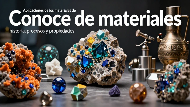 Materiales: historia, origen y aplicaciones