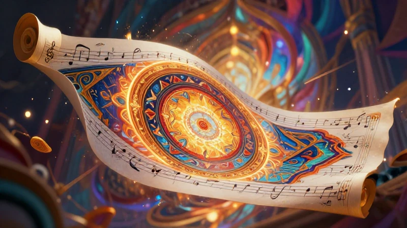 Pintura digital ultra detallada con temática religiosa