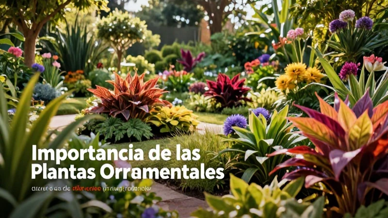 Las plantas ornamentales embellecen y enriquecen espacios