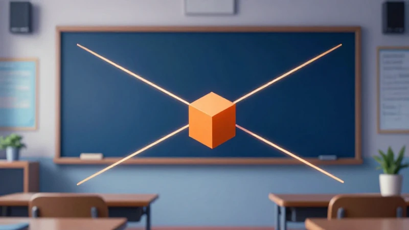 Proyecciones geométricas dinámicas en un moderno aula