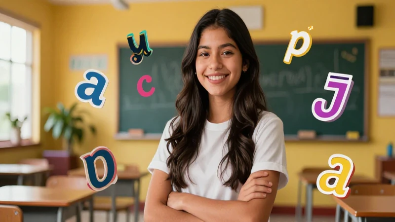 Estudiante mexicano sonriente, ambiente educativo moderno