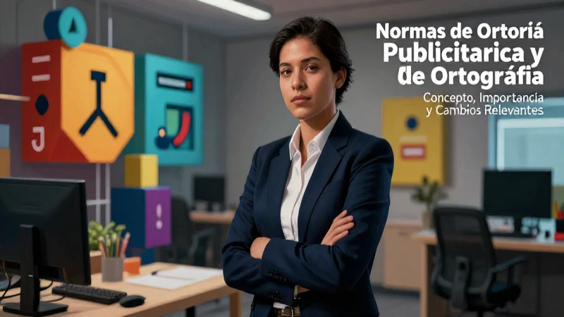 Educador mexicano creativo estudia normas de ortografía