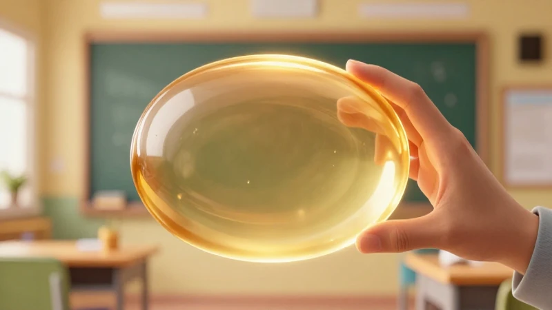 Material educativo premium sobre el óvalo