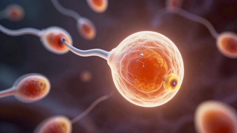Micromundo vibrante de la fertilización celular
