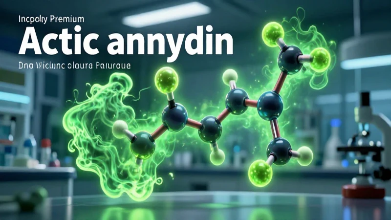 Óxidos ácidos: 20 Ejemplos y sus Aplicaciones Comunes 15 Estructura molecular de anhídrido acético vibrante