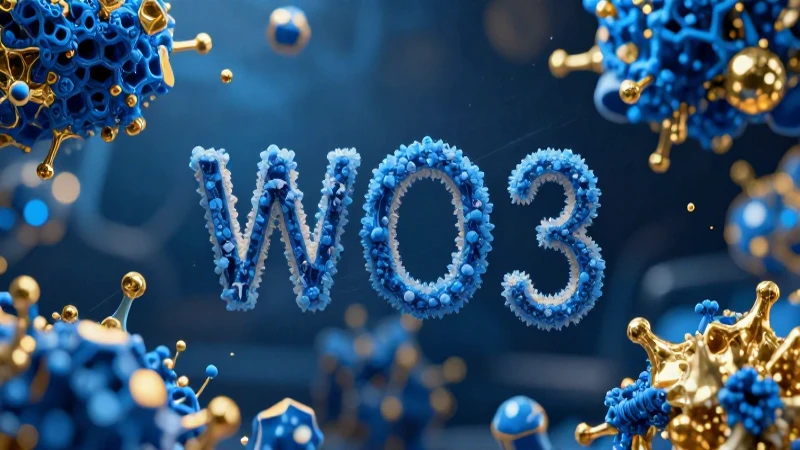 Óxidos ácidos: 20 Ejemplos y sus Aplicaciones Comunes 23 Nanoestructura de óxido de tungsteno (WO3)