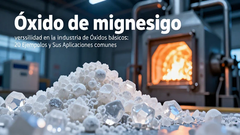 Óxido de magnesio: versatilidad industrial en 20 ejemplos